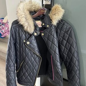 Juicy Couture Faux Fur Jacket Women’s Large